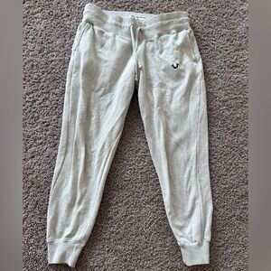 Preloved True Religion Light Gray Fleece Sweatpants